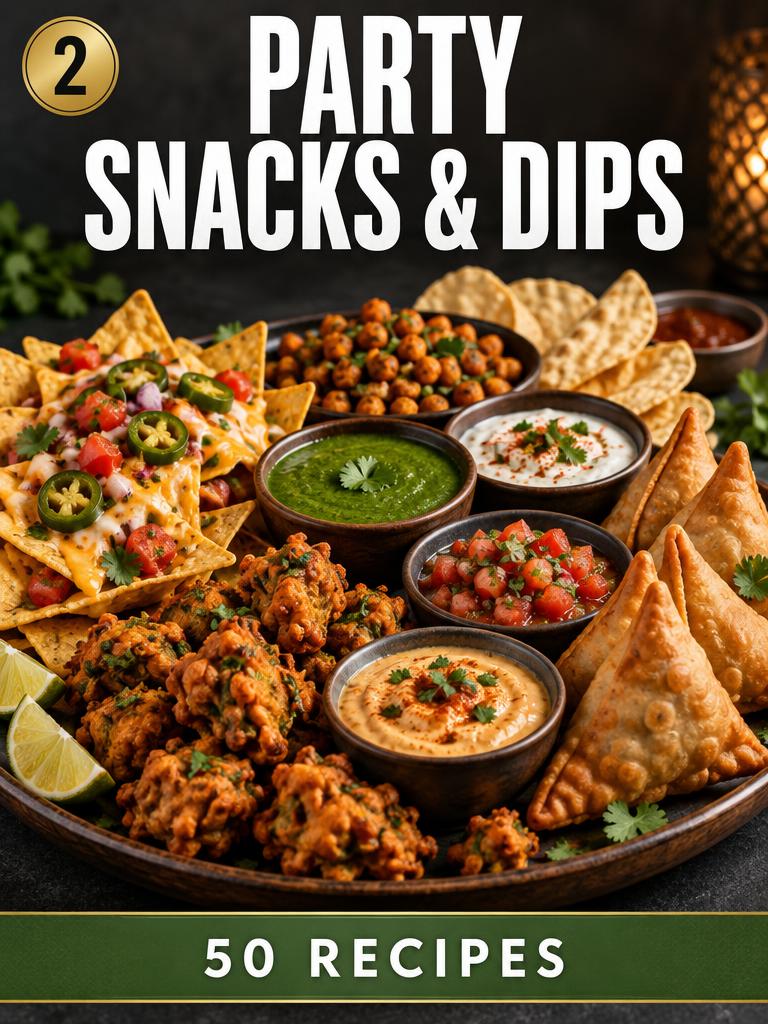 Party Snacks & Dips Recipe Pack (PDF)